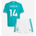 Liverpool Federico Chiesa #14 Tredjedraktsett Barn 2025-26 Korte ermer (+ Korte bukser)